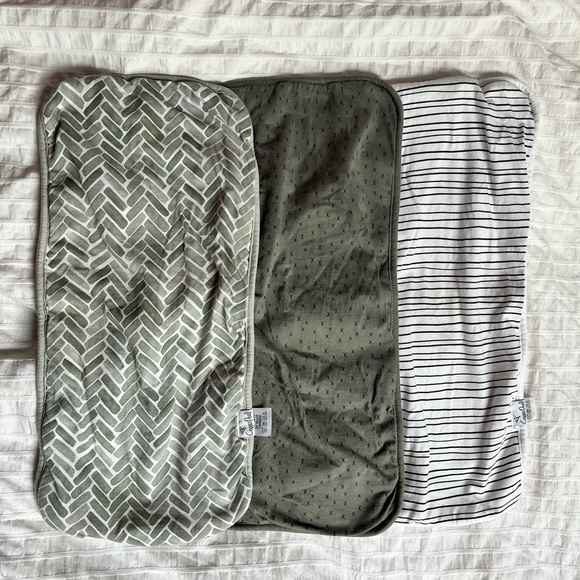 Copper Pearl Burp Cloths - Picture 4 of 4